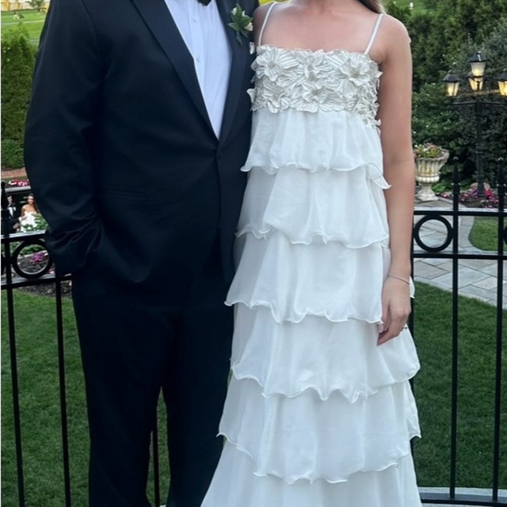 Show Me Your Mumu Gabriella Maxi Dress – White, Size Medium